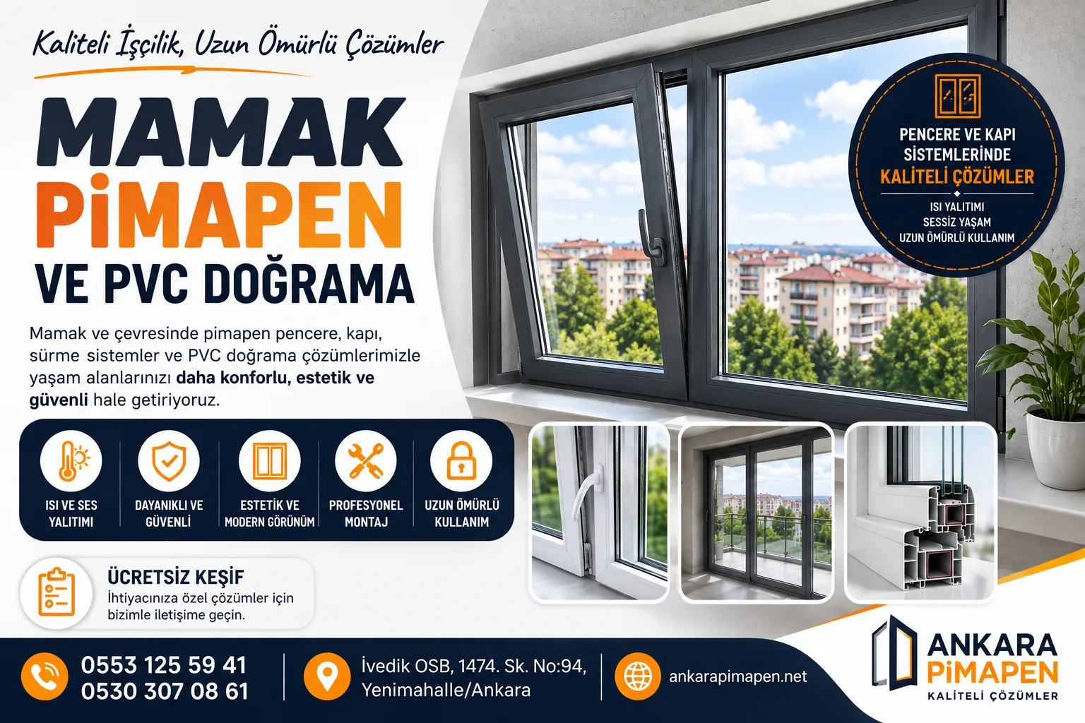 mamak pimapen ve pvc doğrama